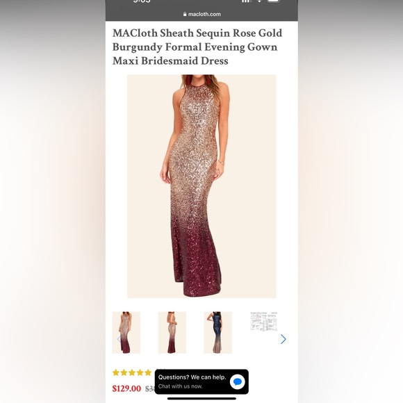 Prom/ bridesmaids dress - Picture 7 of 8